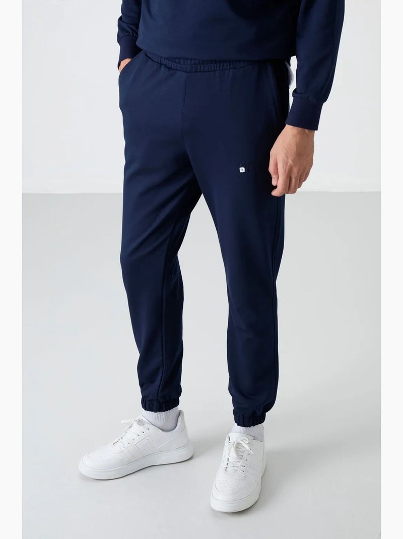 Completo felpa e pantaloni oversize girocollo tommy Blu marino - Kiabi