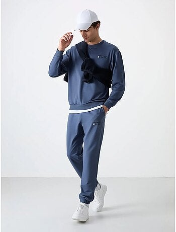 Completo felpa e pantaloni oversize girocollo tommy
