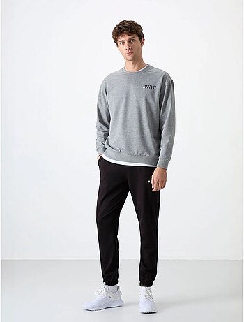Completo felpa e pantaloni oversize girocollo tommy