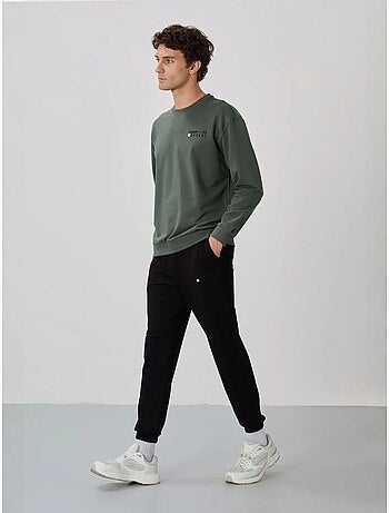 Completo felpa e pantaloni oversize girocollo tommy