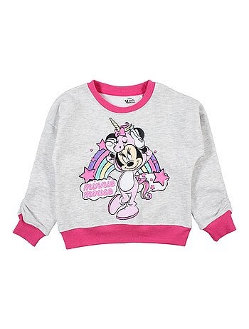 Completo felpa e pantaloni tuta Minnie bambina