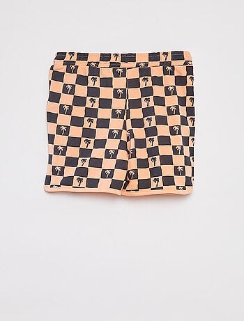 Completo felpa in french terry + shorts - 2 pezzi