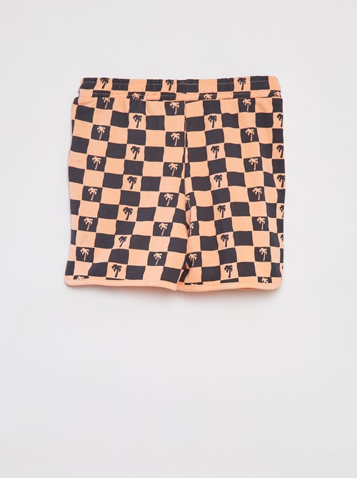 Completo felpa in french terry + shorts - 2 pezzi - Kiabi