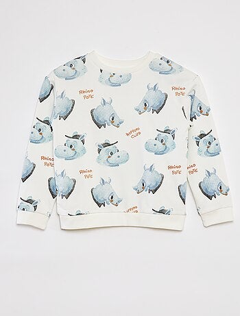 Completo felpa in french terry + shorts - 2 pezzi