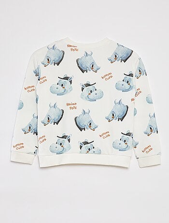 Completo felpa in french terry + shorts - 2 pezzi