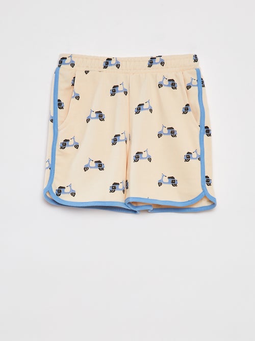 Completo felpa in french terry + shorts - 2 pezzi - Kiabi