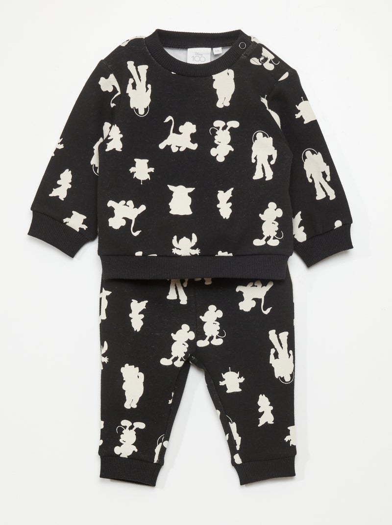 Completo felpa + joggers - 100 anni di 'Disney' NERO - Kiabi