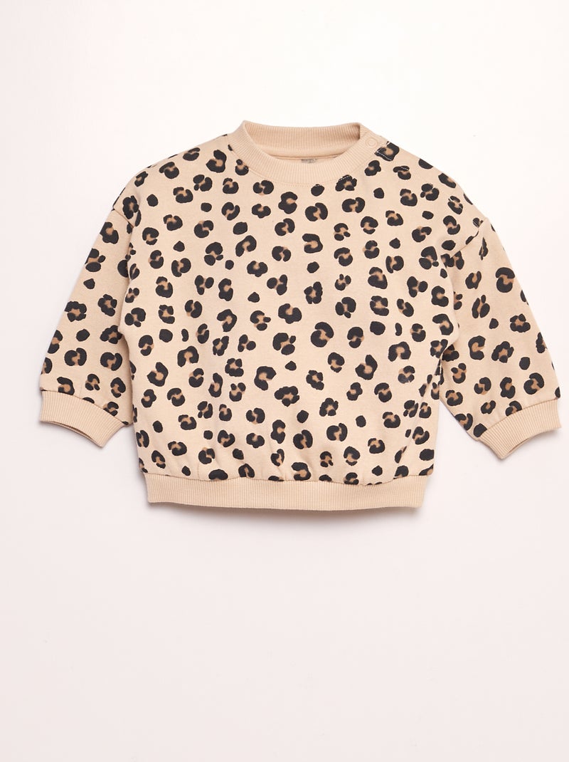 Completo felpa + joggers - 2 pezzi BIANCO - Kiabi