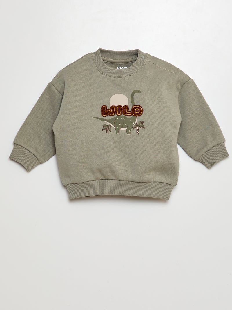 Completo felpa + joggers + calzini - 3 pezzi VERDE - Kiabi