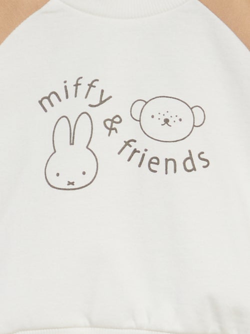 Completo felpa + joggers 'Miffy' - 2 pezzi - Kiabi