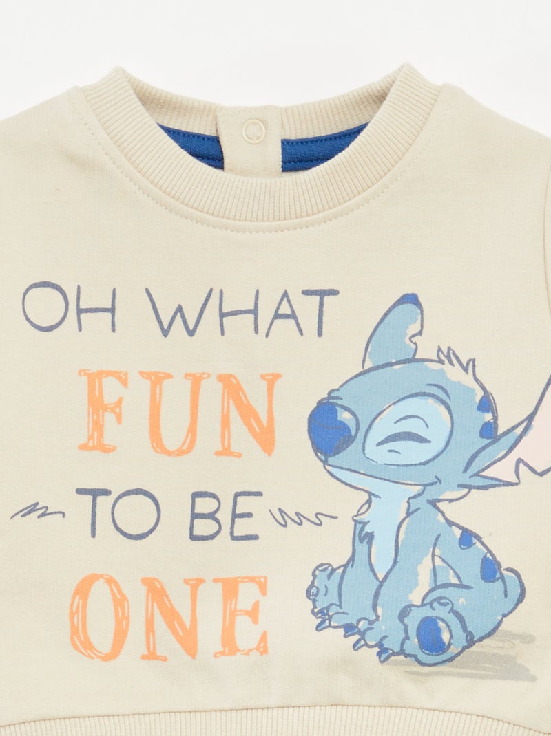 Completo felpa + joggers 'Stitch' 'Disney' - 2 pezzi BLU - Kiabi