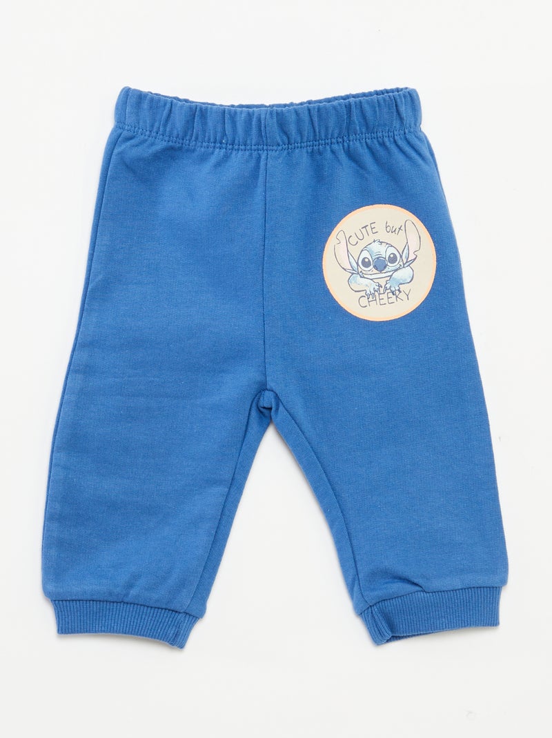 Completo felpa + joggers 'Stitch' 'Disney' - 2 pezzi BLU - Kiabi