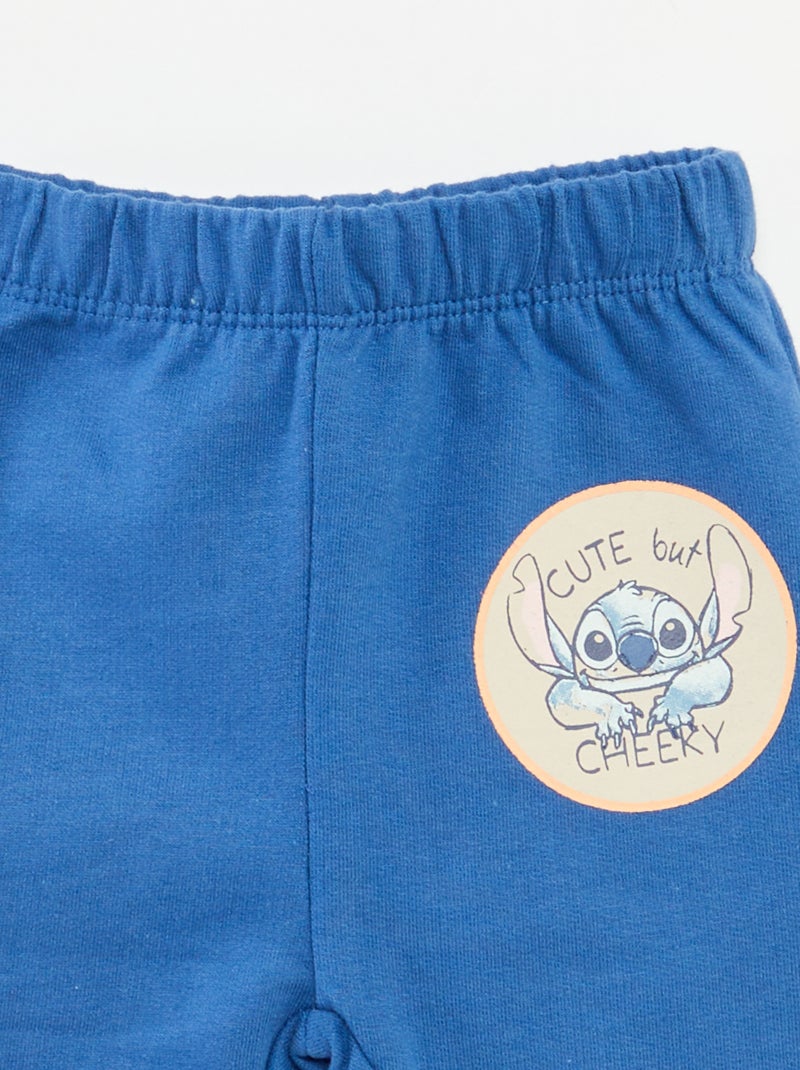 Completo felpa + joggers 'Stitch' 'Disney' - 2 pezzi BLU - Kiabi