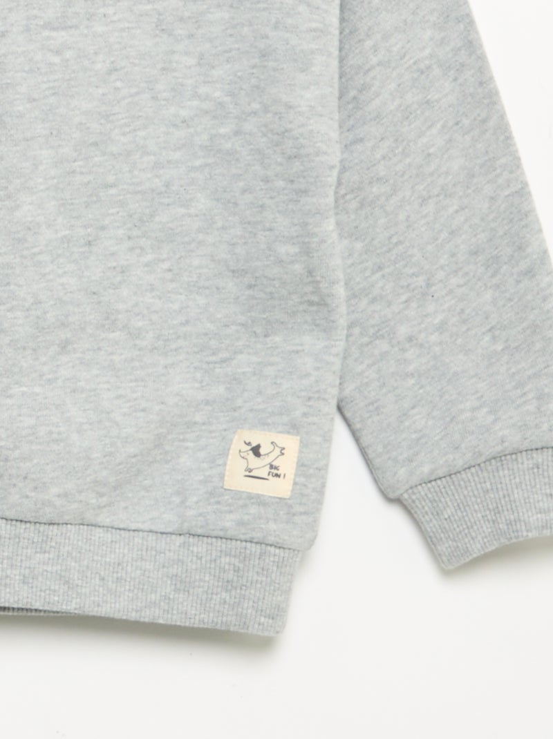 Completo felpa + jogging + t-shirt - 3 pezzi Beige - Kiabi