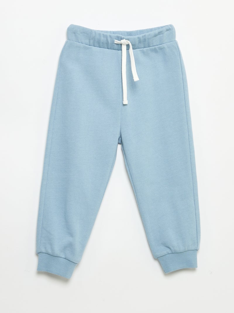 Completo felpa + jogging + t-shirt - 3 pezzi Blu - Kiabi