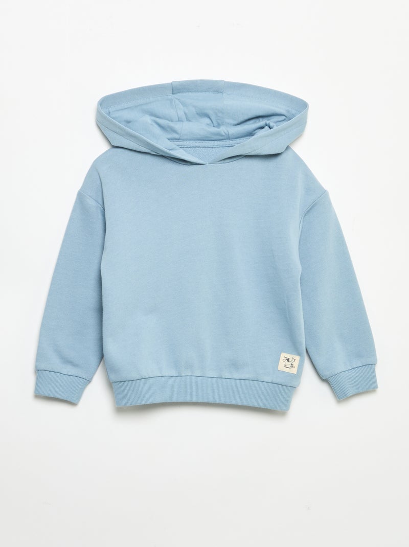 Completo felpa + jogging + t-shirt - 3 pezzi Blu - Kiabi