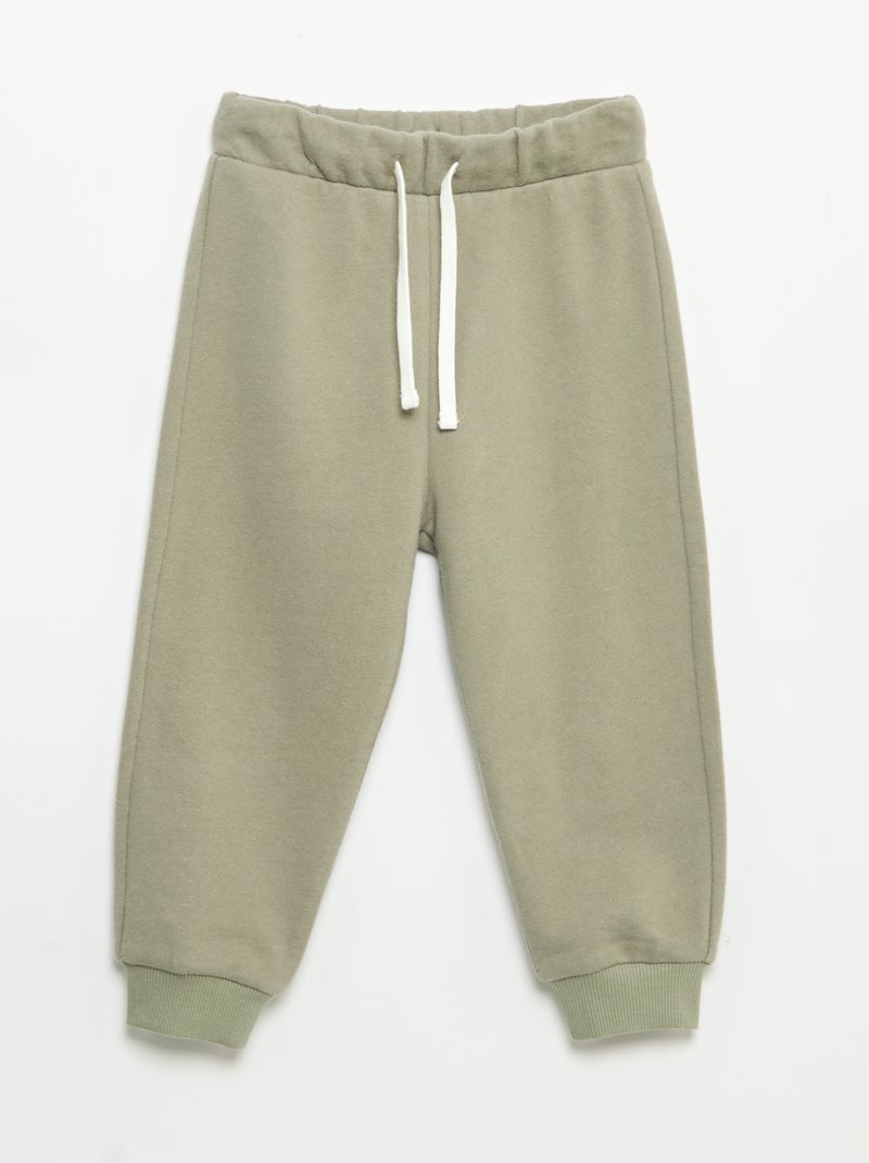 Completo felpa + jogging + t-shirt - 3 pezzi Kaki - Kiabi