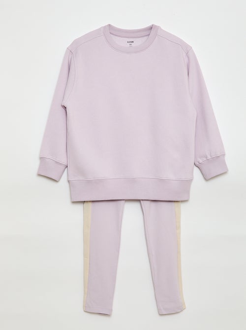 Completo felpa + leggings - 2 pezzi - Kiabi