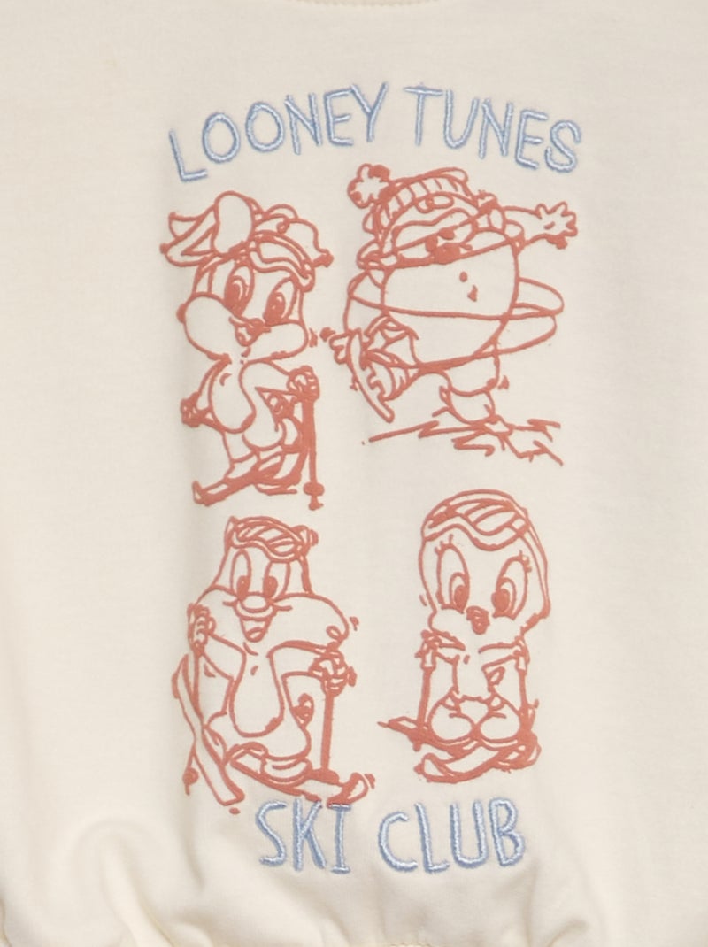 Completo felpa + leggings a coste 'Looney Toons' - 2 pezzi ROSA - Kiabi