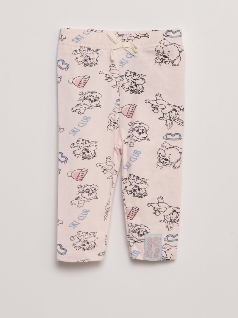 Completo felpa + leggings a coste 'Looney Toons' - 2 pezzi ROSA - Kiabi