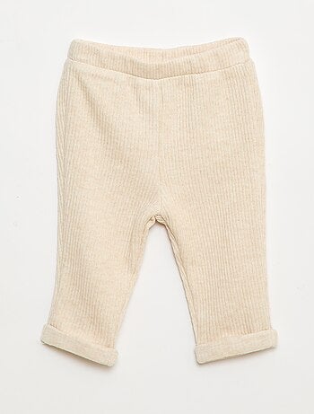 Completo felpa + leggings a costine - 2 pezzi