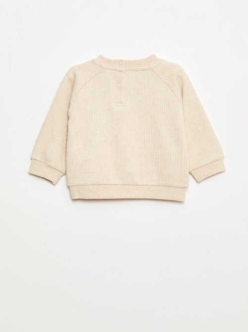 Completo felpa + leggings a costine - 2 pezzi - Kiabi