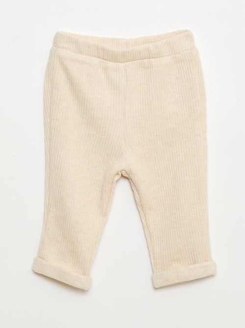 Completo felpa + leggings a costine - 2 pezzi - Kiabi