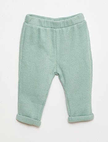 Completo felpa + leggings a costine - 2 pezzi