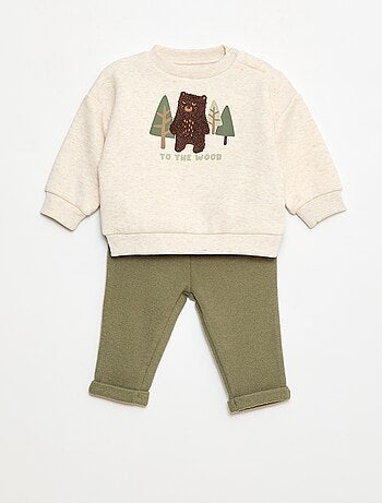 Completo felpa + leggings con animazione