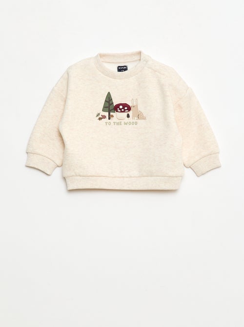 Completo felpa + leggings con animazione - Kiabi