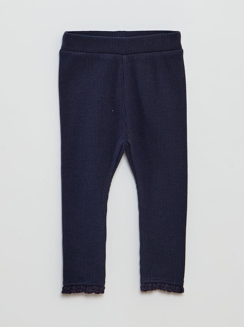 Completo felpa + leggings goffrati - 2 pezzi BIANCO - Kiabi