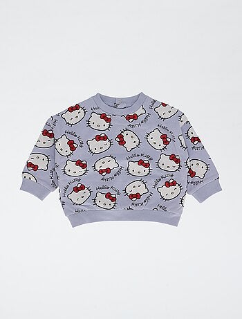 Completo felpa + leggings 'Hello Kitty' in cotone