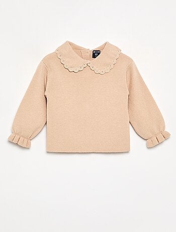 Completo felpa + leggings in maglia compatta - 2 pezzi