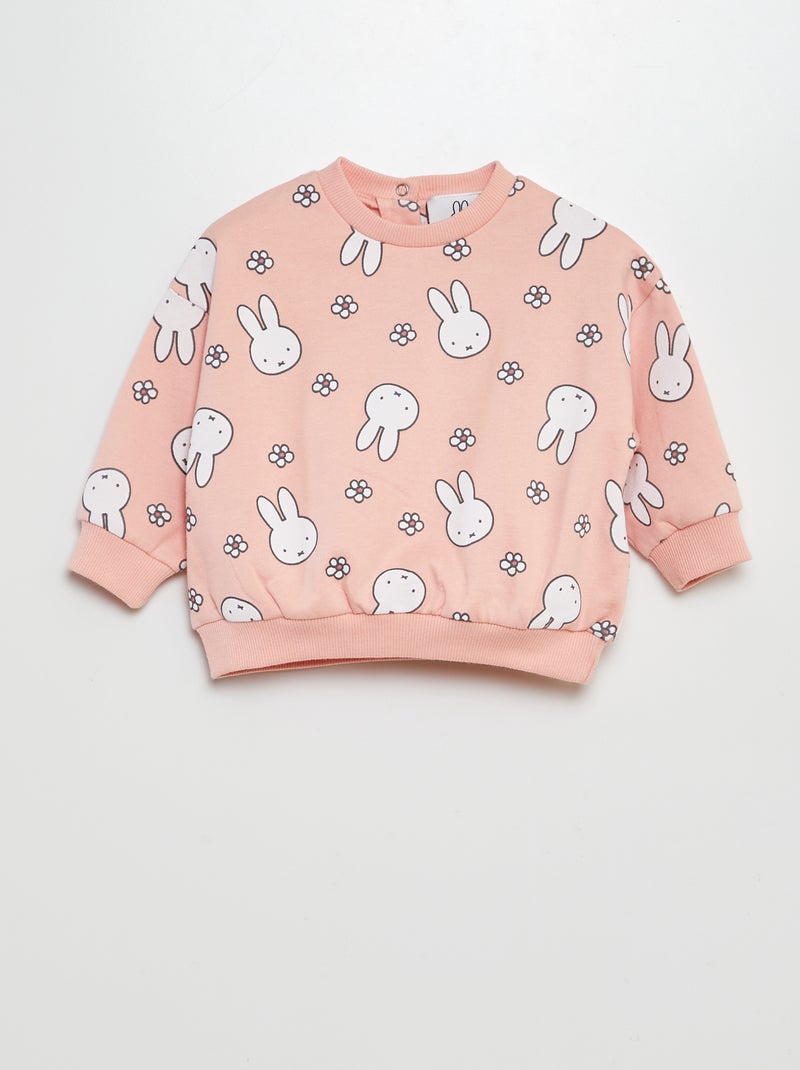 Completo felpa + leggings 'Miffy' - 2 pezzi ROSA - Kiabi