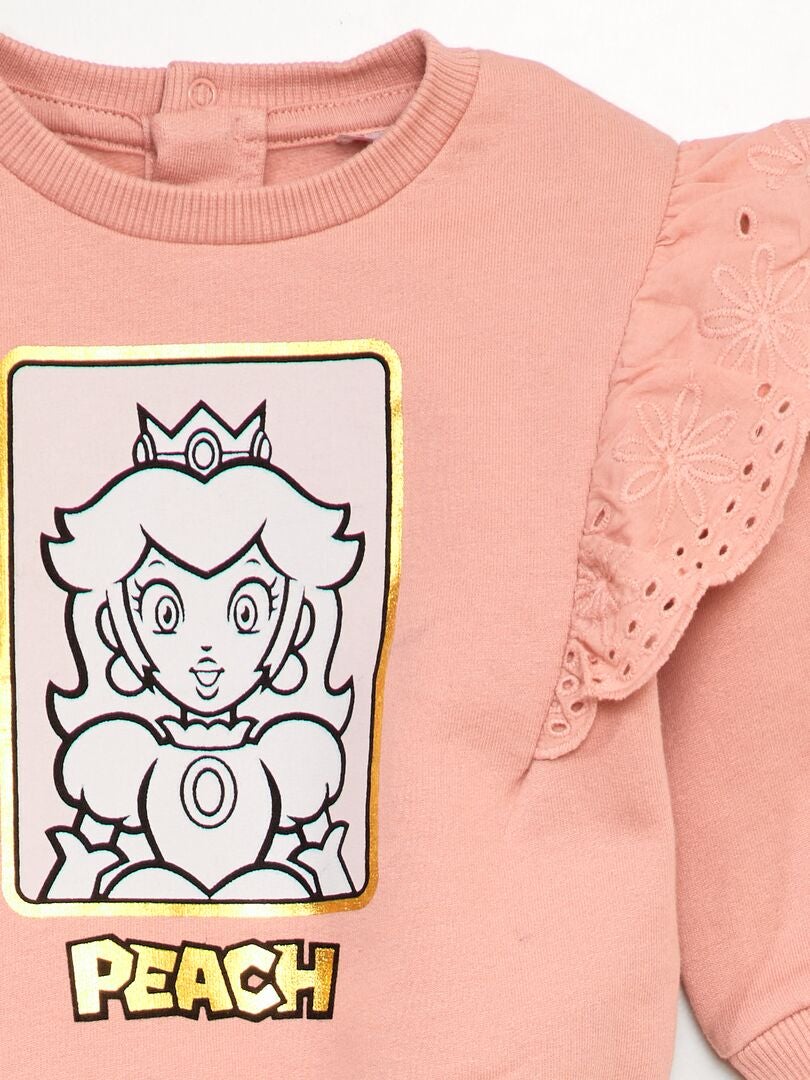 Completo felpa + leggings 'Peach' di 'Mario' - rosa/beige - Kiabi - 20.00€