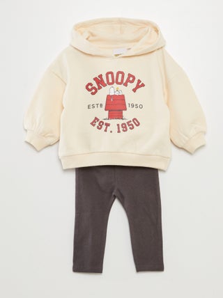 Completo felpa + leggings 'Snoopy' - 2 pezzi