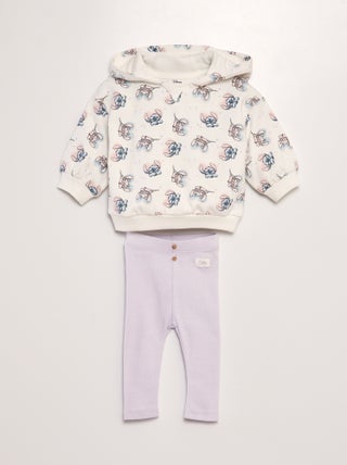 Completo felpa + leggings 'Stitch' di 'Disney'