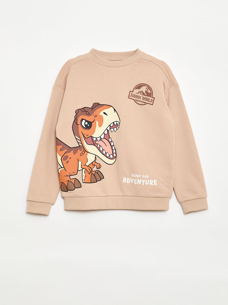 Completo felpa + pantaloncini \'Jurassic World\' - 2 pezzi Beige - Kiabi