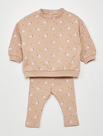 Completo felpa + pantaloni - 2 pezzi - Kiabi