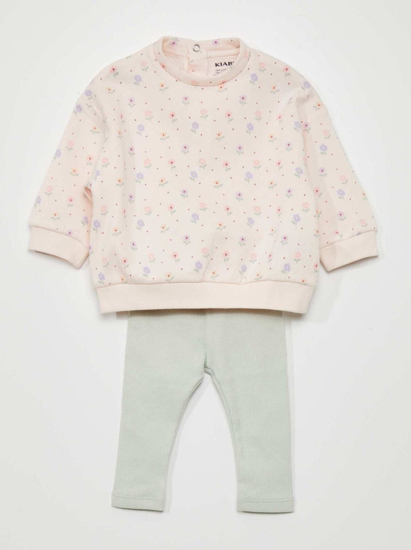 Completo felpa + pantaloni - 2 pezzi ROSA - Kiabi