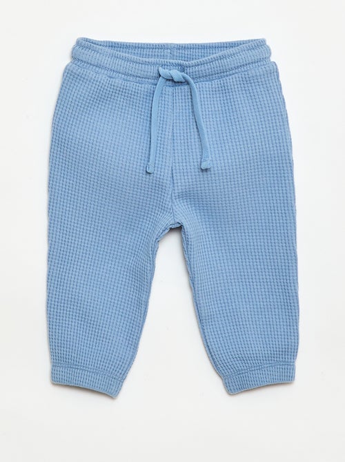 Completo felpa + pantaloni a nido d'ape - 2 pezzi - Kiabi