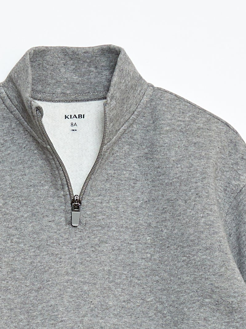 Completo felpa + pantaloni da jogging - 2 pezzi Grigio - Kiabi
