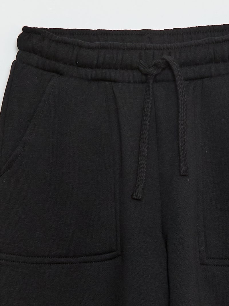 Completo felpa + pantaloni da jogging - 2 pezzi Nero - Kiabi