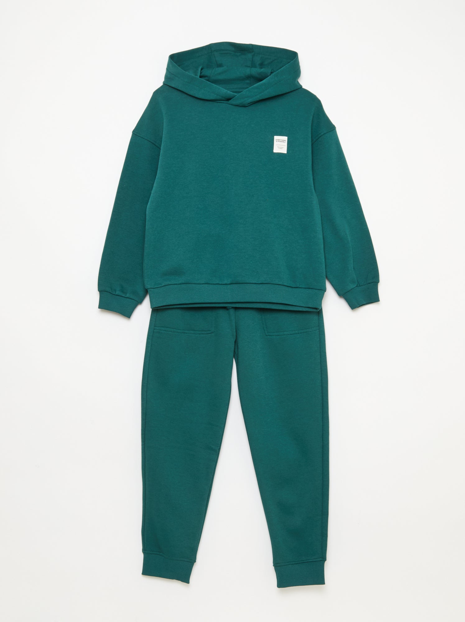 Completo felpa + pantaloni da jogging - 2 pezzi