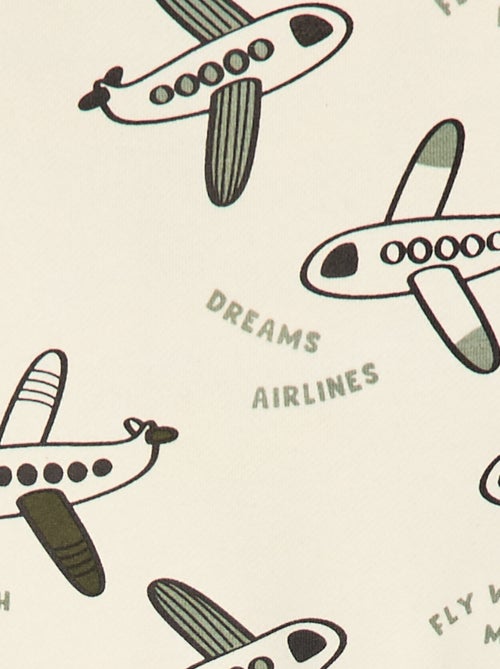 Completo felpa + pantaloni da jogging con stampa fantasia - 2 pezzi - Kiabi