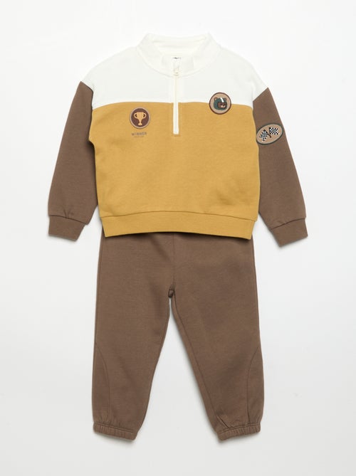Completo felpa + pantaloni da jogging - Kiabi Completo felpa + pantaloni da jogging - Kiabi