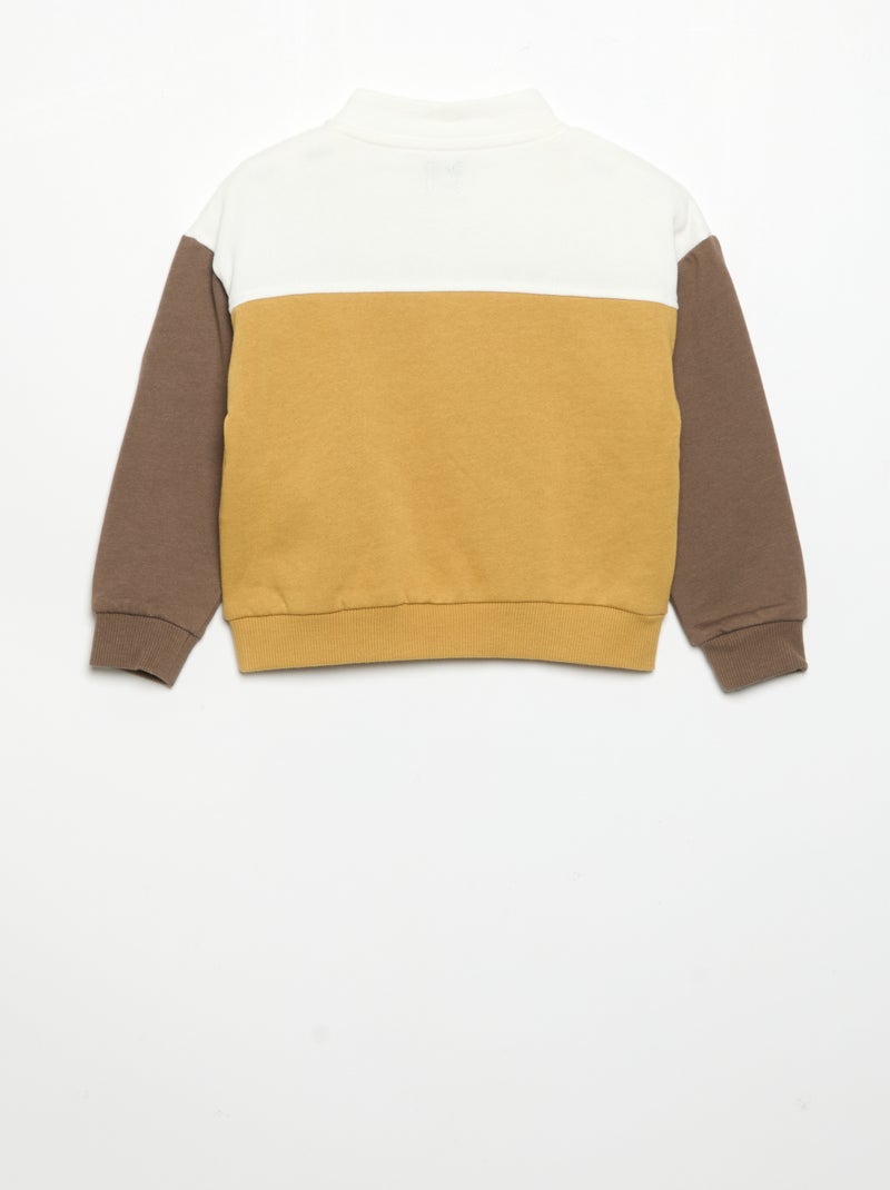 Completo felpa + pantaloni da jogging Giallo - Kiabi