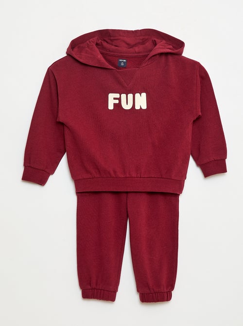 Completo felpa + pantaloni da jogging - Kiabi
