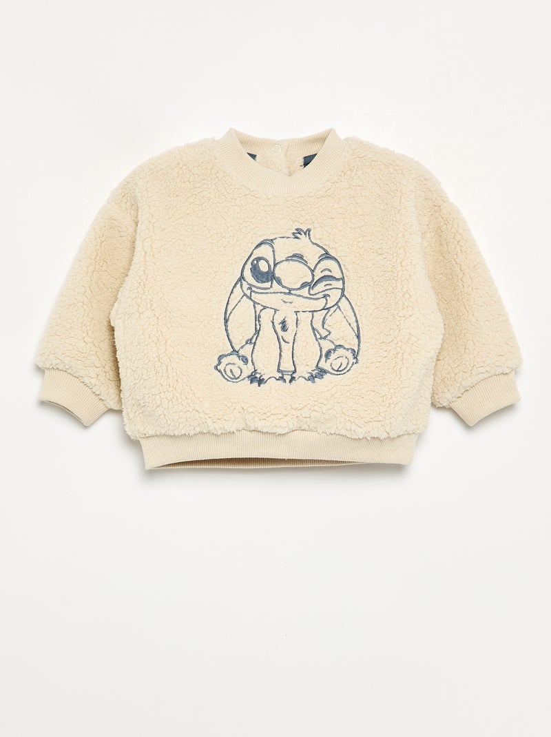 Completo felpa + pantaloni 'Disney' multitasche - 2 pezzi Beige - Kiabi