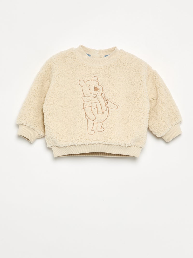 Completo felpa + pantaloni 'Disney' multitasche - 2 pezzi Bianco - Kiabi